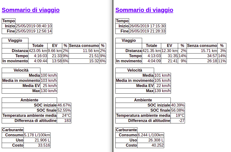 report consumi